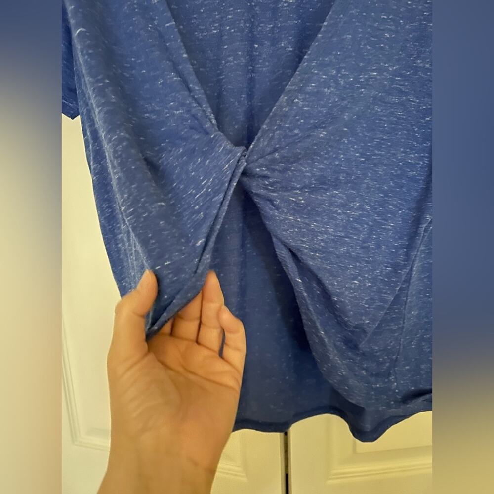 Joy Lab athletic wear dark blue shirt, size large